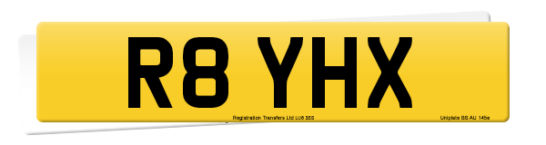 Registration number R8 YHX